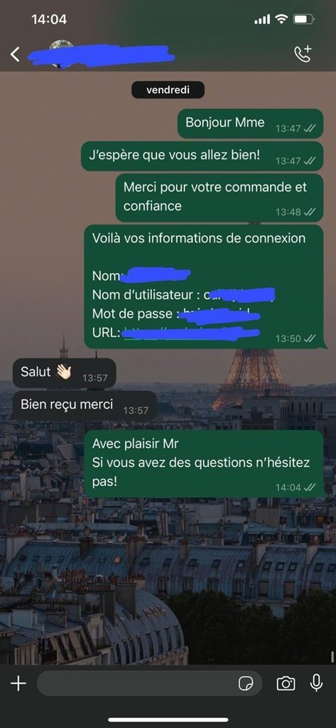 Avis client IPTV Premium - sport et cinéma