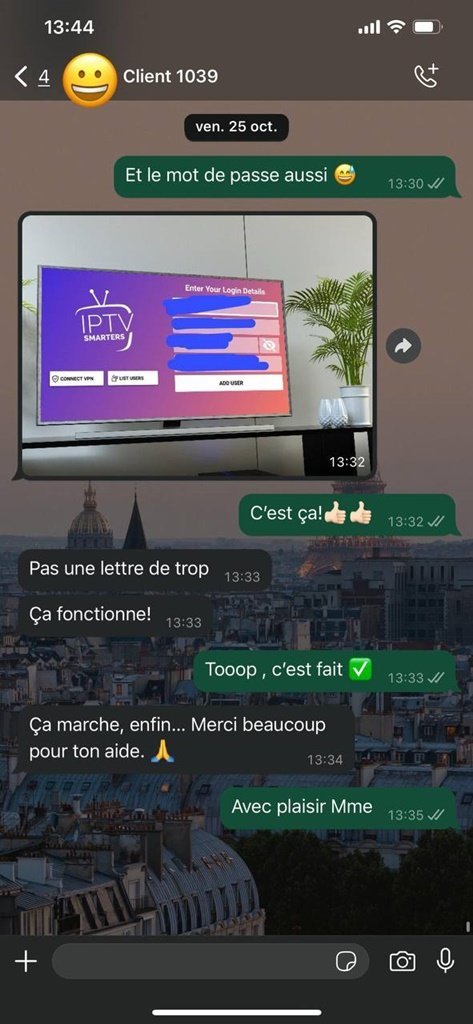 Avis client IPTV Premium 4K divertissement